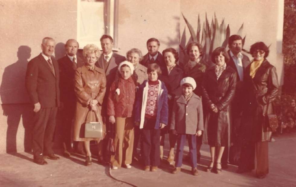  <p>Markusz&oacute;w, rok 1976 Janko Drascek podczas pierwszego spotkania z rodziną z Lublina i Markuszowa</p>