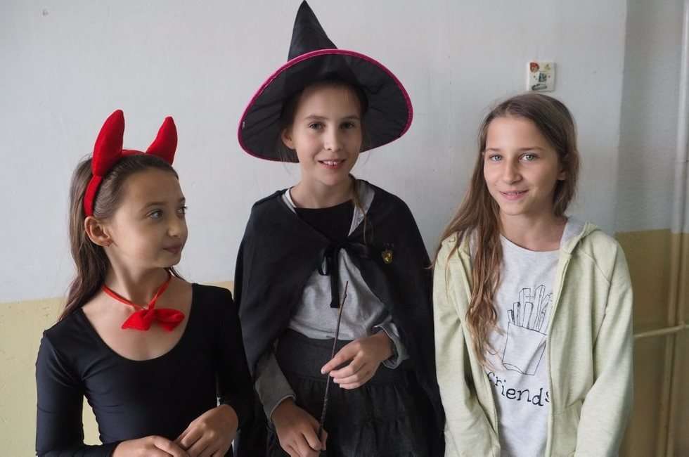  Halloween w Szkole Podstawowej nr 43 w Lublinie (zdjęcie 11) - Autor: Wojciech Nieśpiałowski