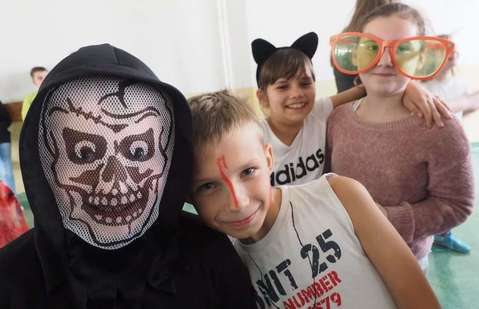  Halloween w Szkole Podstawowej nr 43 w Lublinie (zdjęcie 1) - Autor: Wojciech Nieśpiałowski