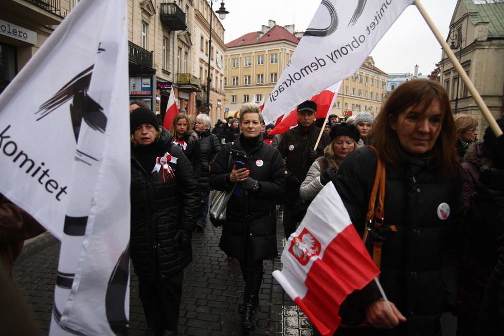  Marsz KOD 11 listopada w Lublinie (zdjęcie 3) - Autor: AS