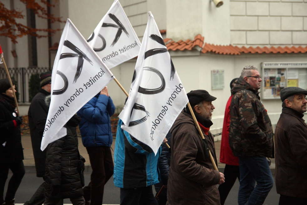  Marsz KOD 11 listopada w Lublinie (zdjęcie 5) - Autor: AS