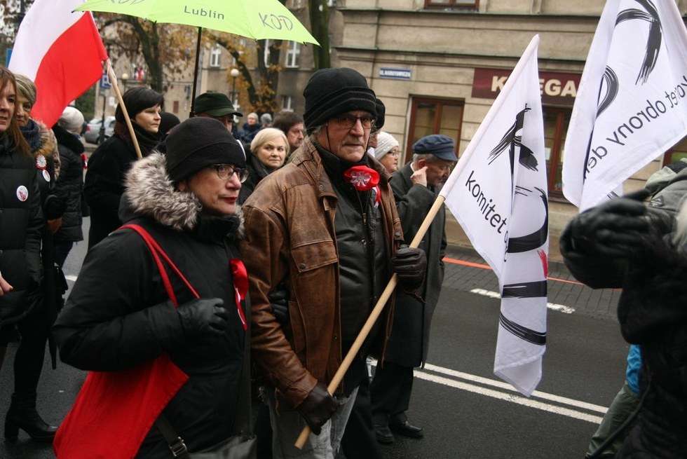  Marsz KOD 11 listopada w Lublinie (zdjęcie 6) - Autor: AS