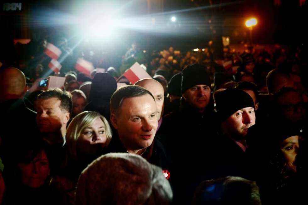  Prezydent Andrzej Duda zaśpiewał w Świdniku (zdjęcie 9) - Autor: Dorota Awiorko