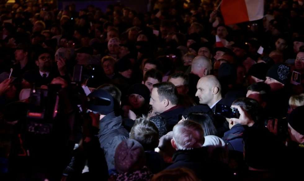  Prezydent Andrzej Duda zaśpiewał w Świdniku (zdjęcie 35) - Autor: Dorota Awiorko
