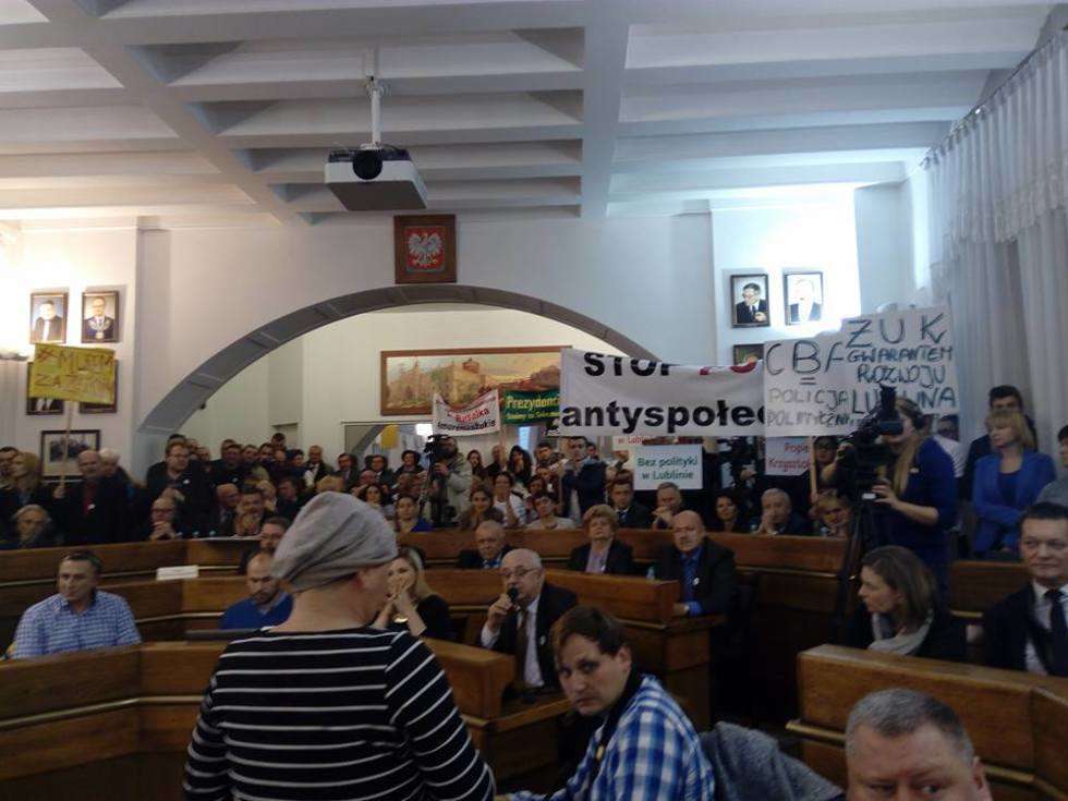  Manifestacja w obronie Krzysztofa Żuka (zdjęcie 13) - Autor: Dominik Smaga