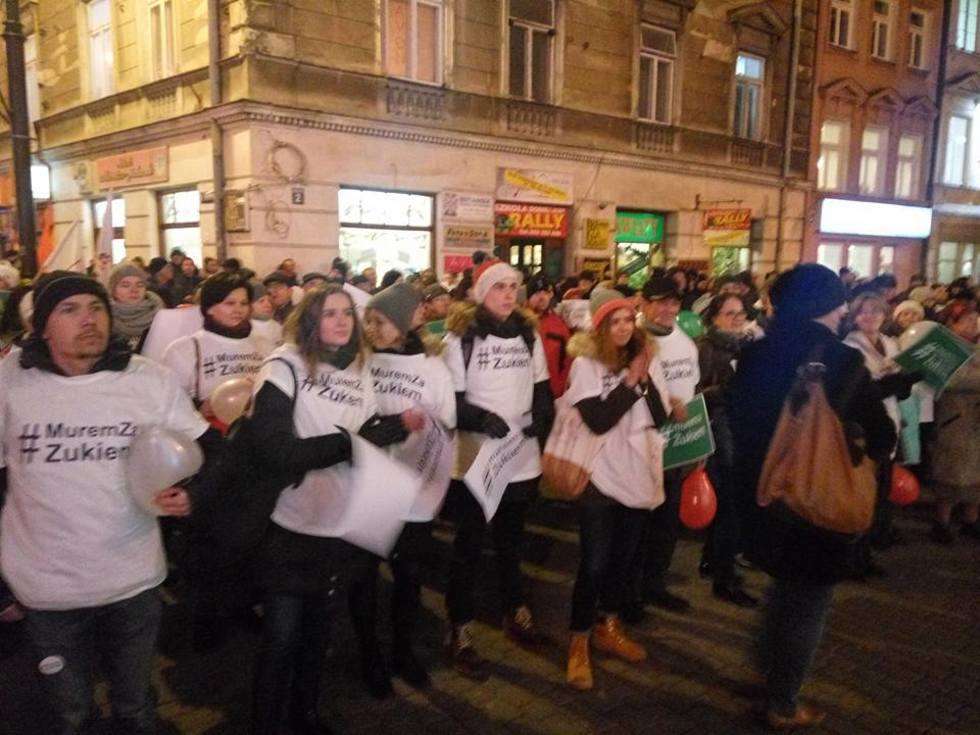  Manifestacja w obronie Krzysztofa Żuka (zdjęcie 19) - Autor: Paweł Buczkowski