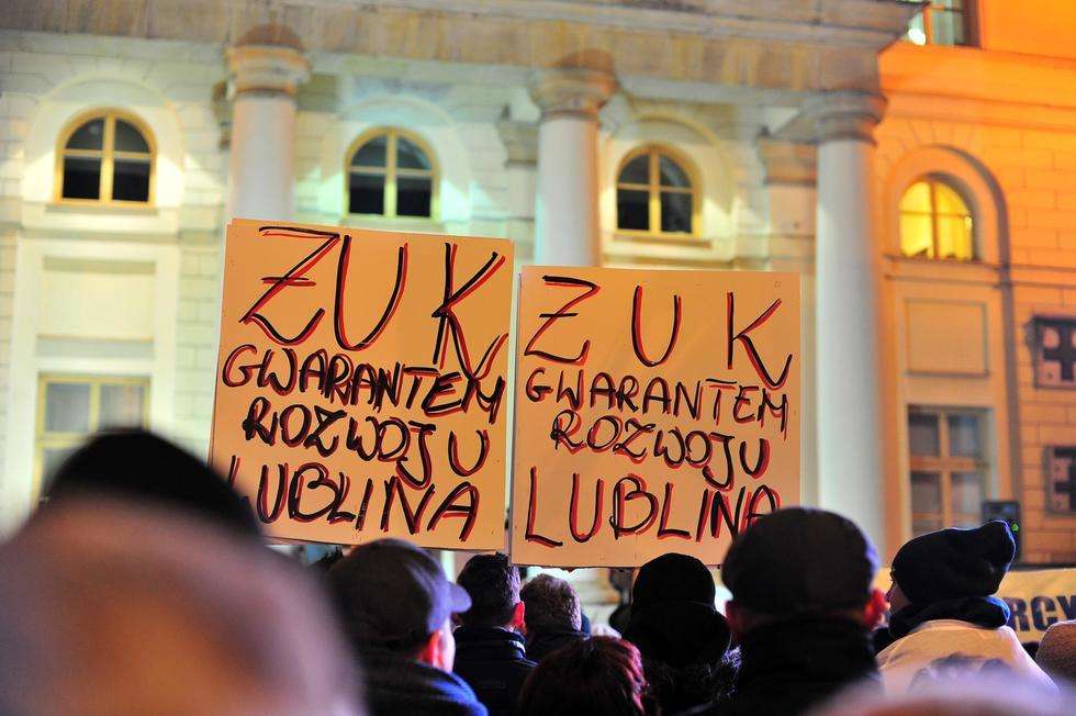  Manifestacja Murem za Żukiem w Lublinie (zdjęcie 7) - Autor: FotoArt Lublin