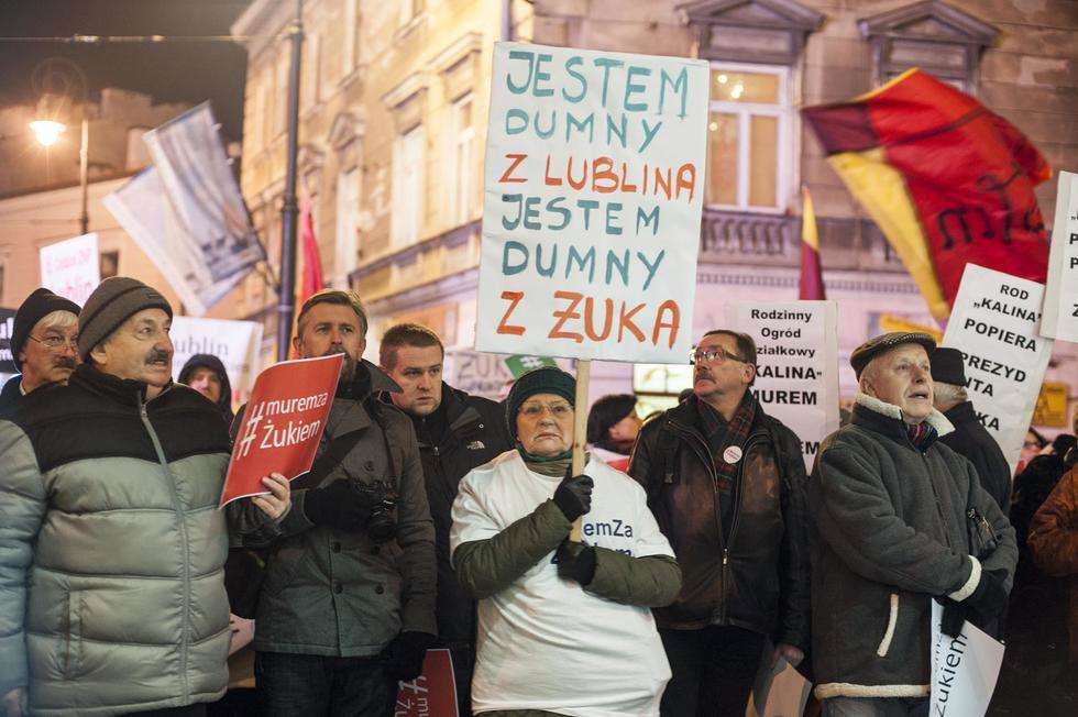  Manifestacja Murem za Żukiem w Lublinie (zdjęcie 14) - Autor: FotoArt Lublin