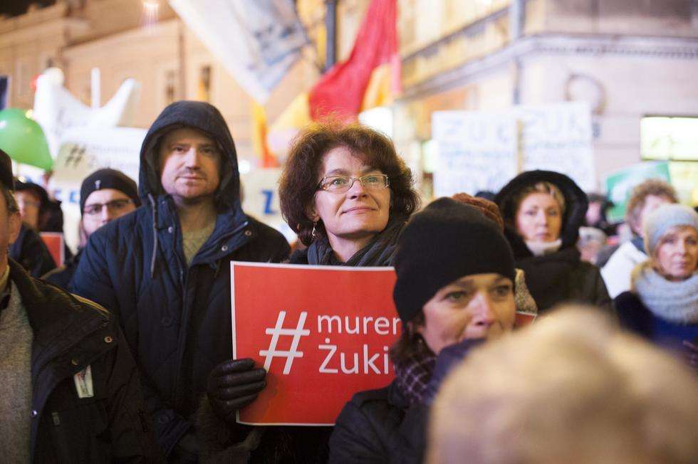  Manifestacja Murem za Żukiem w Lublinie (zdjęcie 10) - Autor: FotoArt Lublin