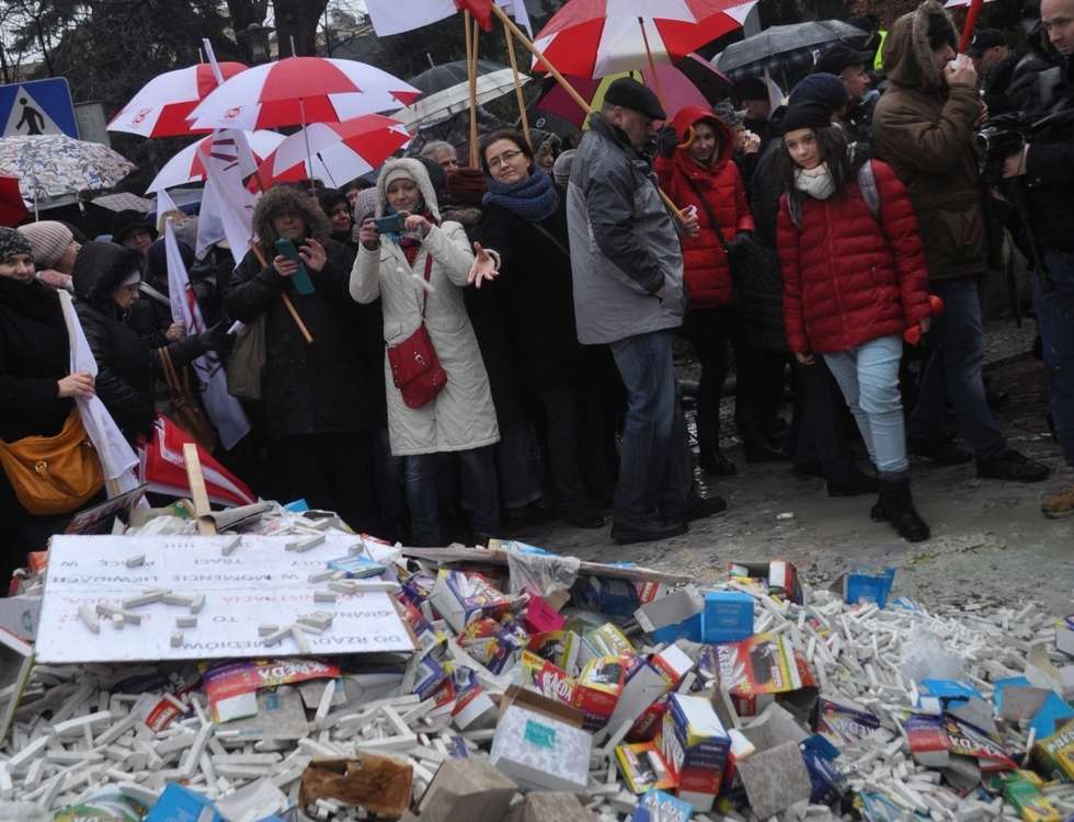  Protest nauczycieli w Warszawie (zdjęcie 24) - Autor: Agnieszka Kasperska