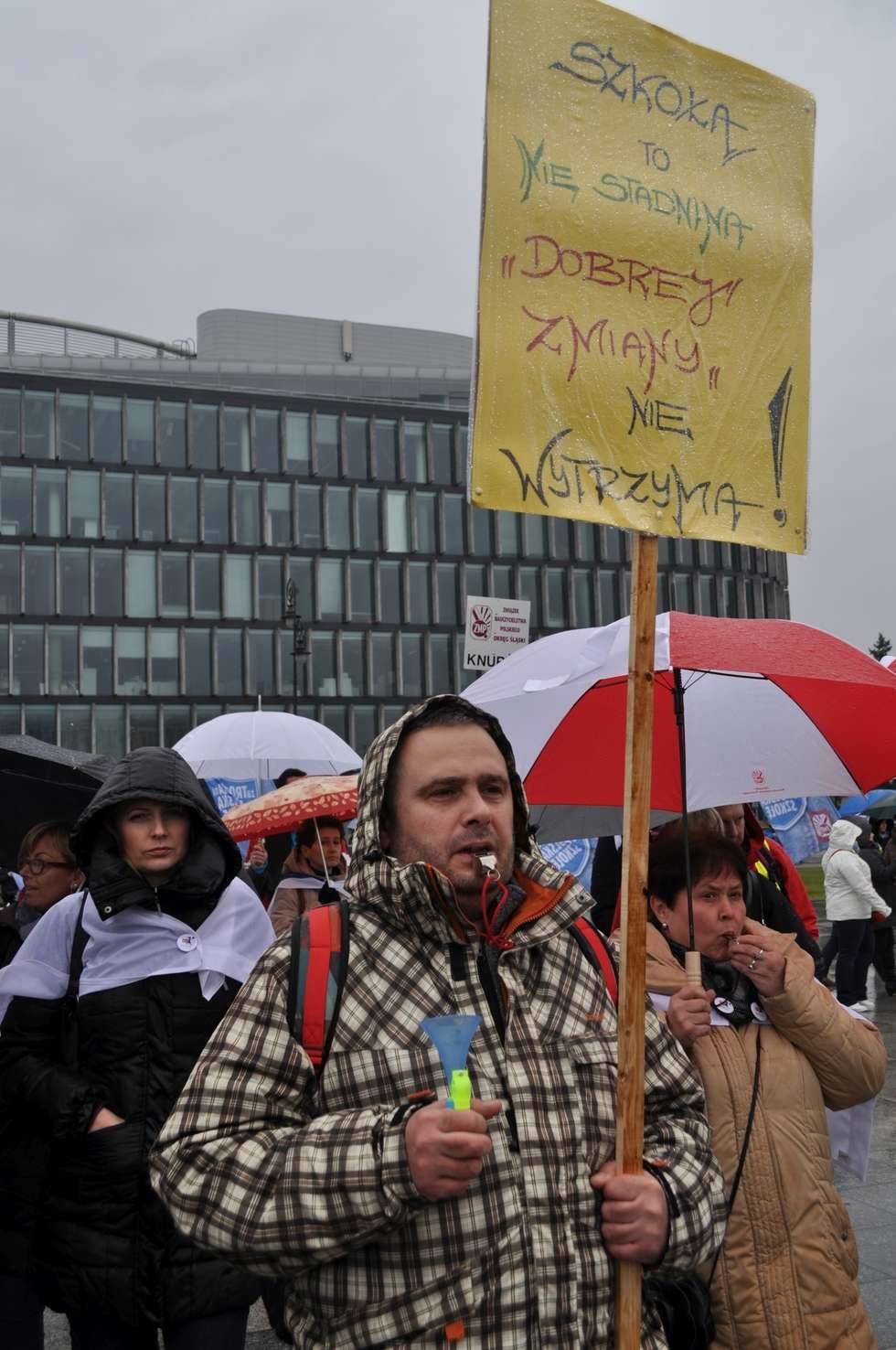  Protest nauczycieli w Warszawie (zdjęcie 23) - Autor: Agnieszka Kasperska
