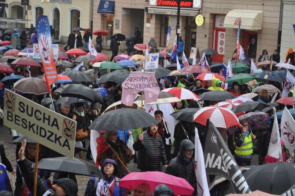  Protest nauczycieli w Warszawie (zdjęcie 4) - Autor: Agnieszka Kasperska