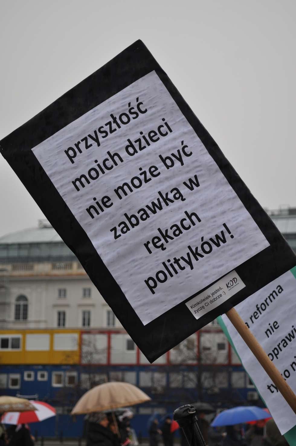  Protest nauczycieli w Warszawie (zdjęcie 15) - Autor: Agnieszka Kasperska