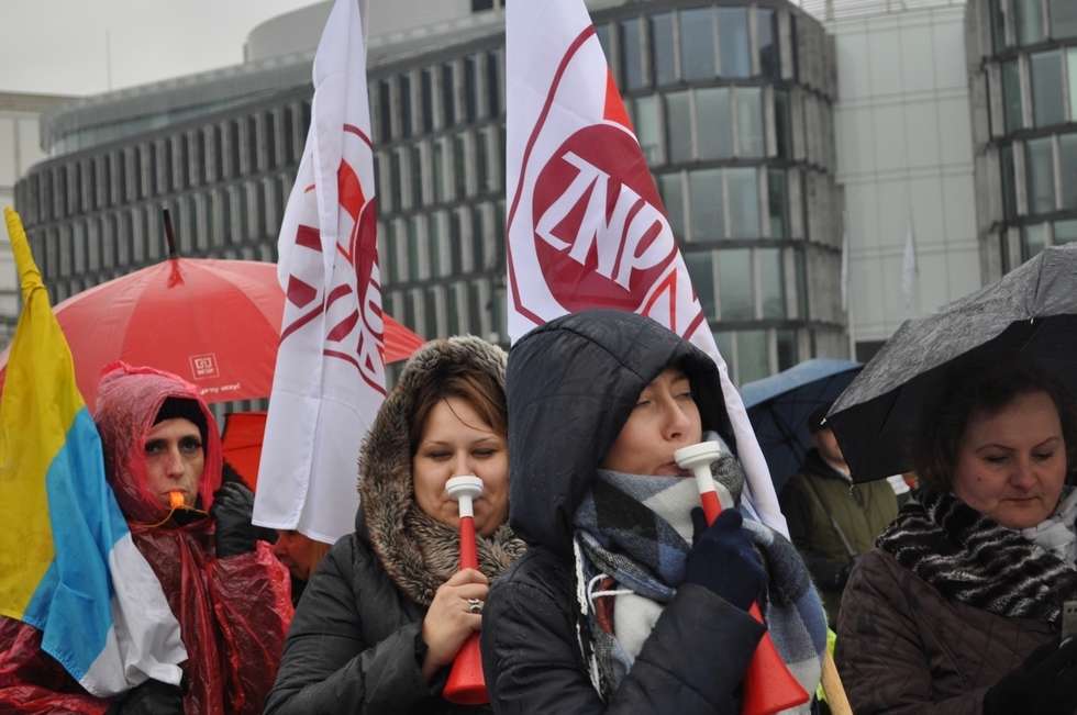 Protest nauczycieli w Warszawie (zdjęcie 2) - Autor: Agnieszka Kasperska