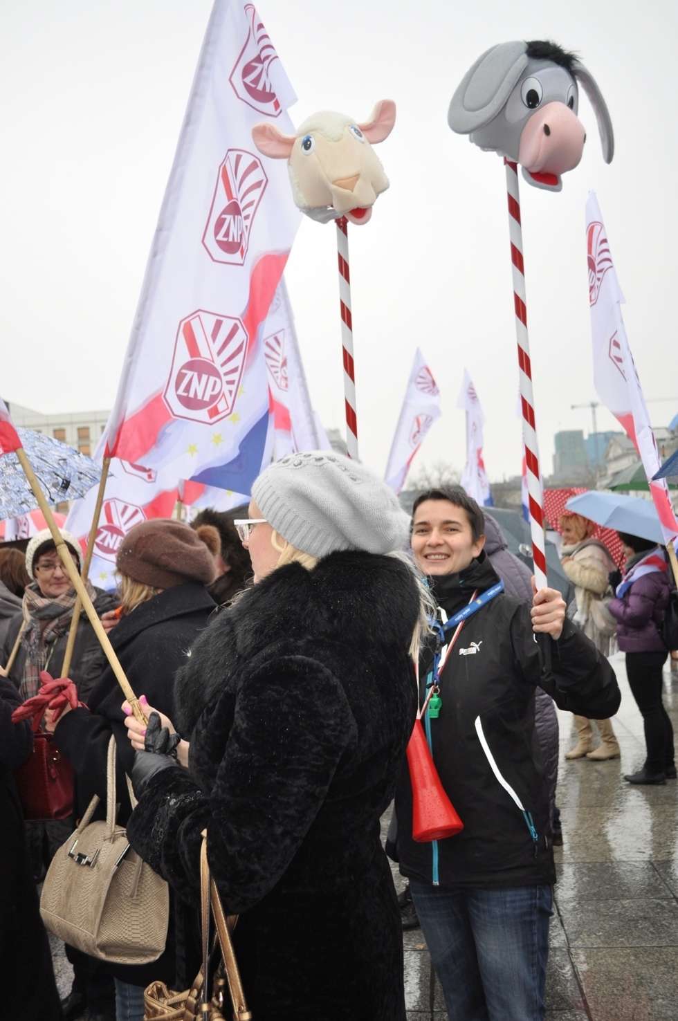  Protest nauczycieli w Warszawie (zdjęcie 5) - Autor: Agnieszka Kasperska