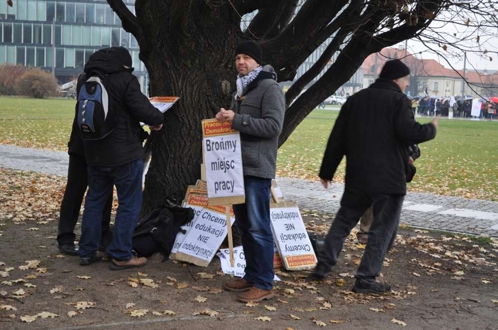  Protest nauczycieli w Warszawie (zdjęcie 9) - Autor: Agnieszka Kasperska