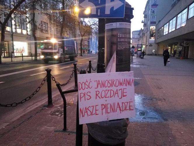 Transparenty w Lublinie