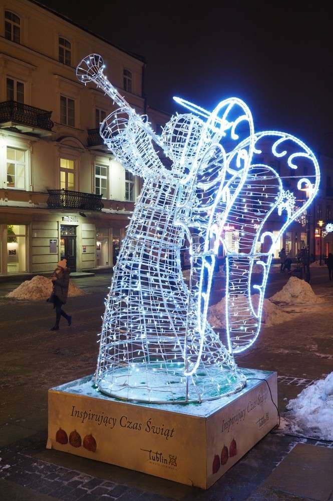 Iluminacje świąteczne w woj. lubelskim