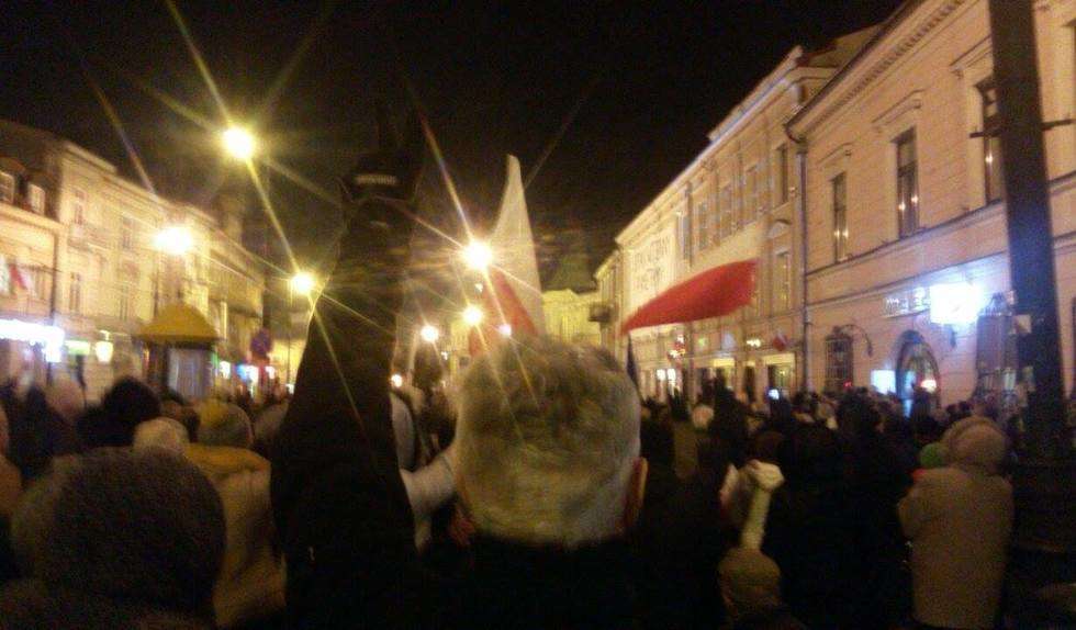  Protest KOD w Lublinie (zdjęcie 2) - Autor: Tomasz Maciuszczak
