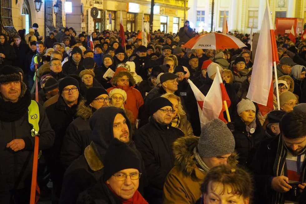  Demonstracja KOD w Lublinie (zdjęcie 1) - Autor: Maciej Kaczanowski