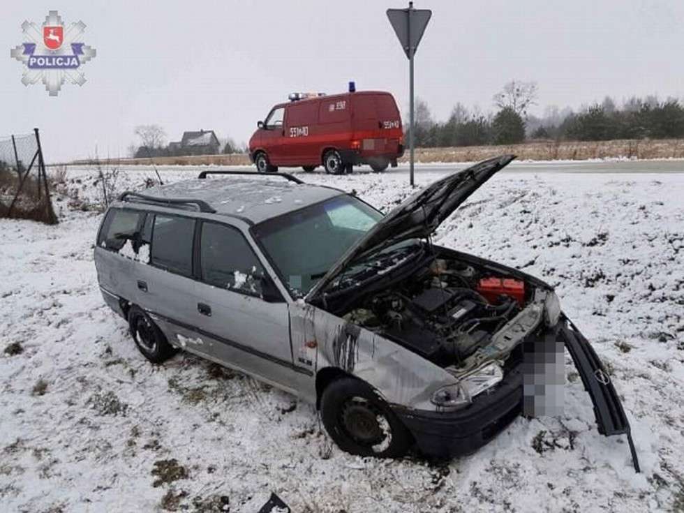  Wypadek we Włodawie (zdjęcie 1) - Autor: Policja