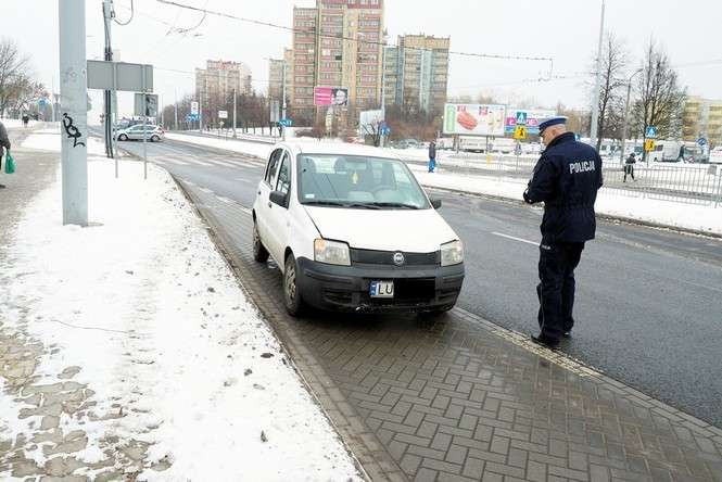 Wypadek na ul. Armii Krajowej w Lublinie