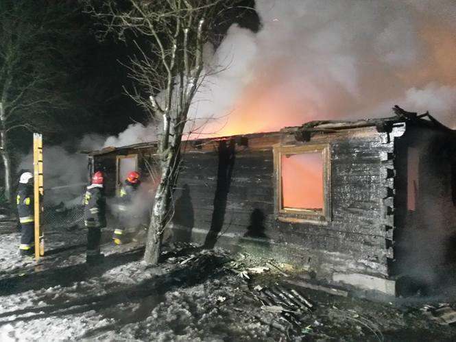 Pożar w miejscowości Kościeniewicze
