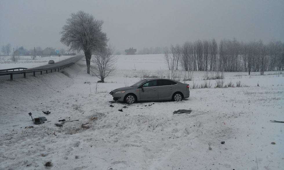  Wypadek w miejscowości Zarajec  - Autor: Auto Łysiak Assistance - Pomoc drogowa