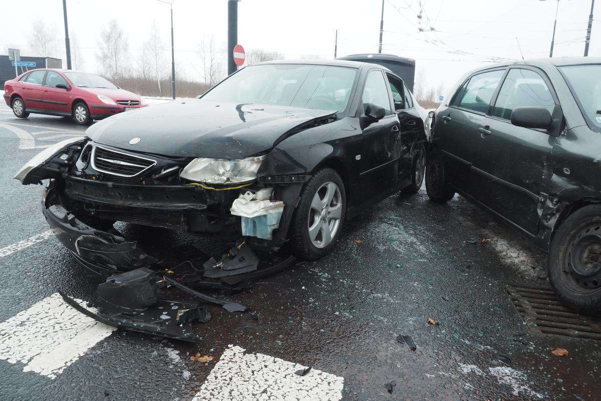 Wpadek na rondzie Krupskiego