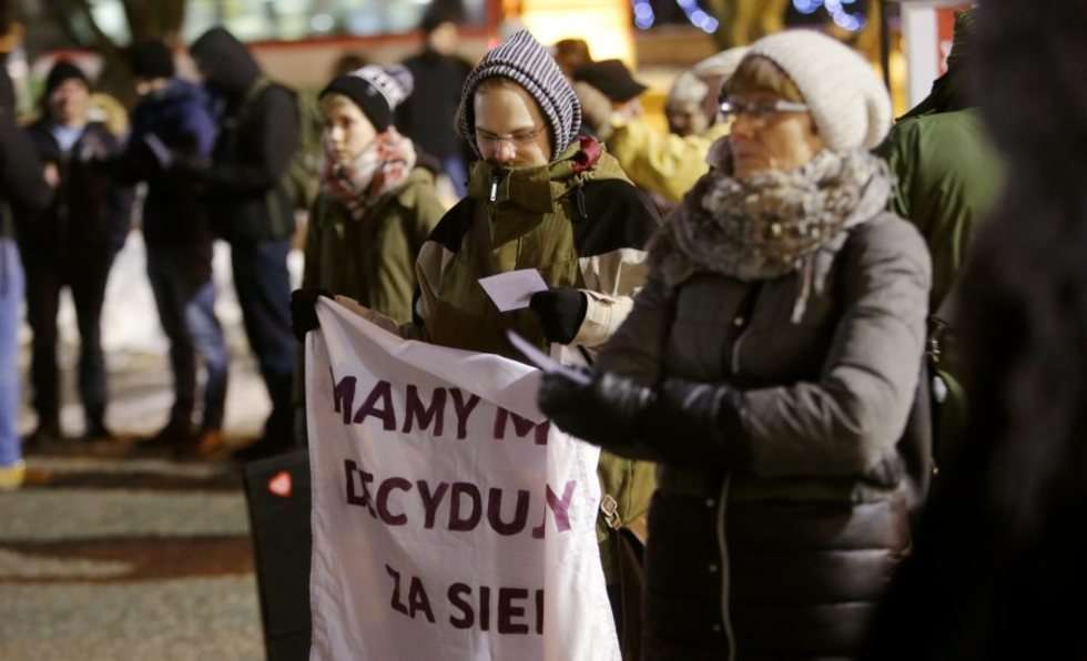  Protest studentów w Lublinie (zdjęcie 4) - Autor: Dorota Awiorko