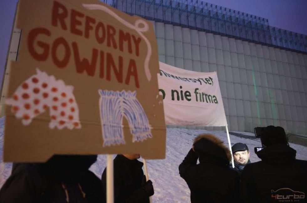  Protest studentów w Lublinie (zdjęcie 14) - Autor: Dorota Awiorko