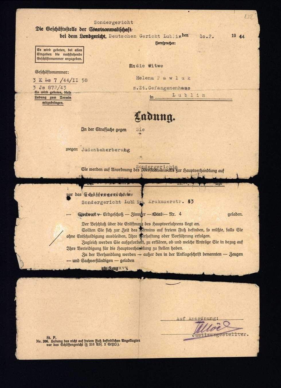  Państwowe Muzeum na Majdanku dostało unikatowe dokumenty (zdjęcie 2) - Autor: PMM