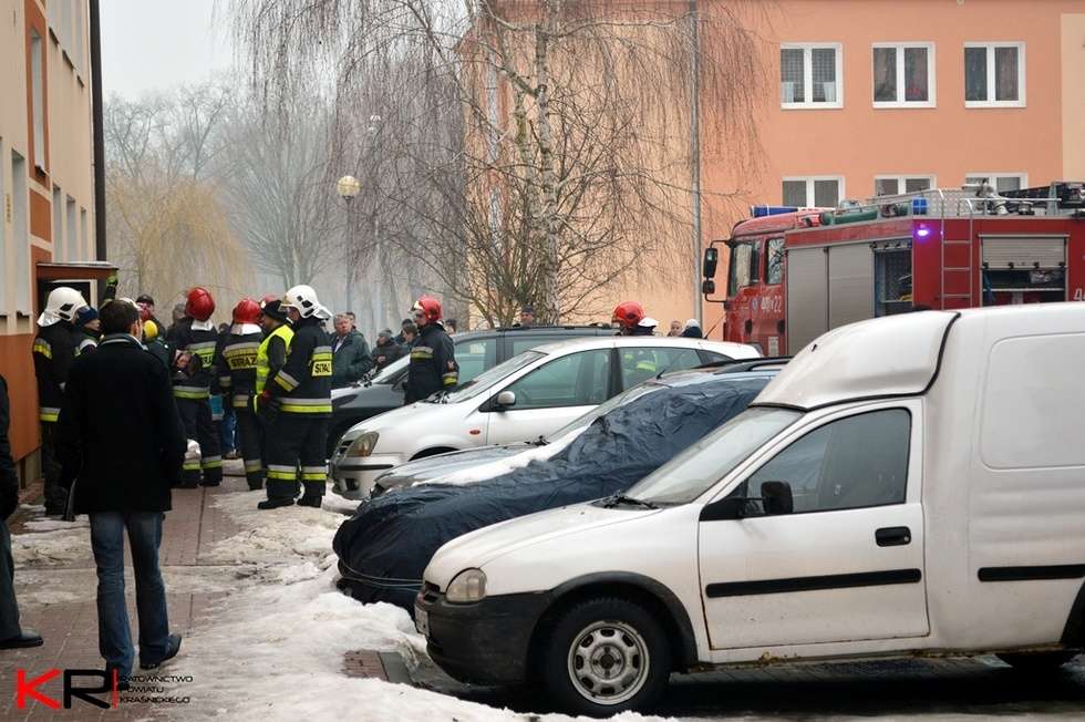  Pożar mieszkania w Kraśniku  - Autor: Kraśnickie Ratownictwo