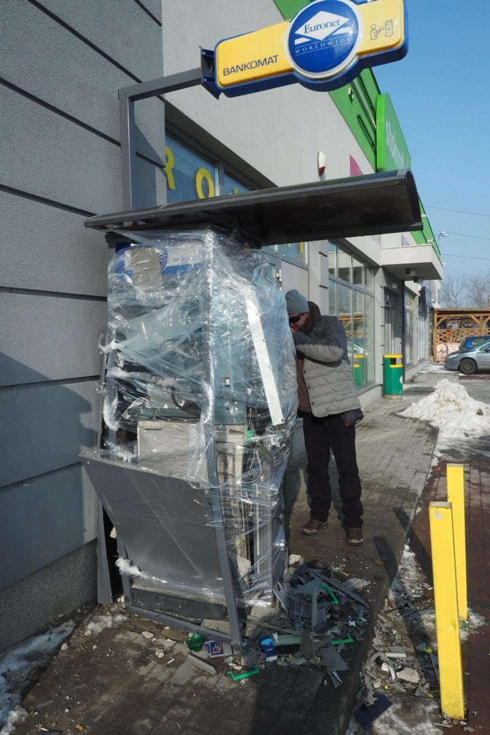  Lublin: Bankomat przy Stokrotce wysadzony w powietrze (zdjęcie 13) - Autor: Maciej Kaczanowski