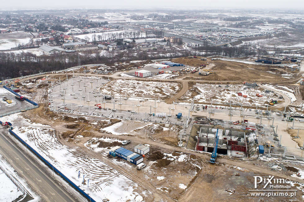  Budowa IKEA w Lublinie. Zdjęcia z drona  - Autor: Marcin Tarkowski / Piximo.pl