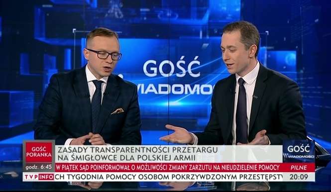 Przetarg na śmigłowce. Artur Soboń i Cezary Tomczyk w TVP Info