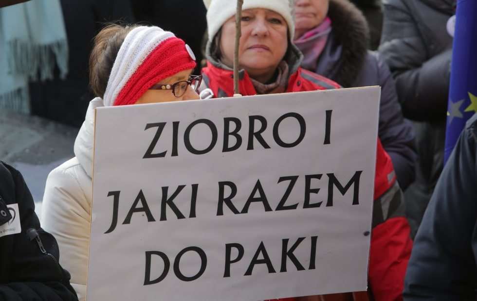  Manifestacja KOD w Lublinie (zdjęcie 35) - Autor: Wojciech Nieśpiałowski