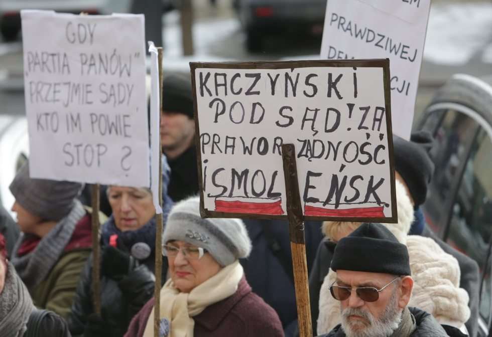  Manifestacja KOD w Lublinie (zdjęcie 23) - Autor: Wojciech Nieśpiałowski