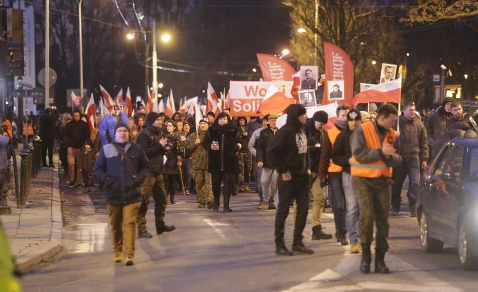  Marsz Pamięci Żołnierzy Wyklętych (zdjęcie 25) - Autor: Wojciech Nieśpiałowski