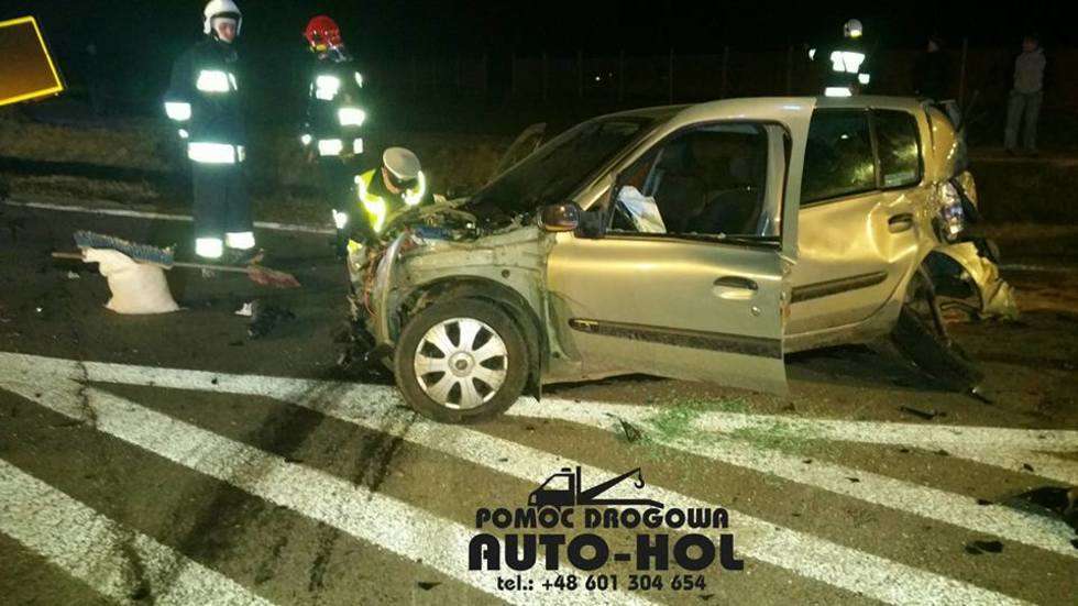  Wypadek w Pułankowicach (zdjęcie 3) - Autor: Pomoc Drogowa Auto Hol