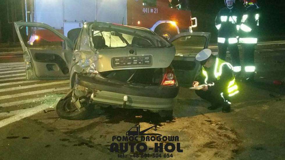  Wypadek w Pułankowicach (zdjęcie 2) - Autor: Pomoc Drogowa Auto Hol