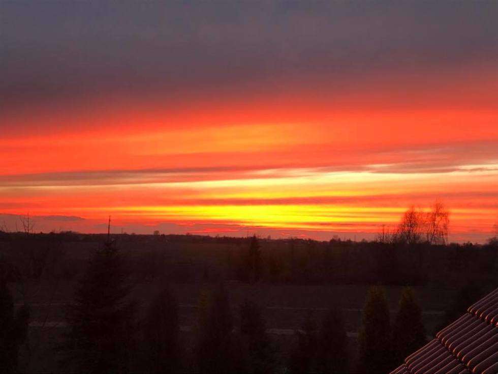  Barwny zachód słońca. Zdjęcia internautów (zdjęcie 3) - Autor: Joanna Świerk