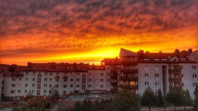 Barwny zachód słońca. Zdjęcia internautów - Autor: Sebastian Link