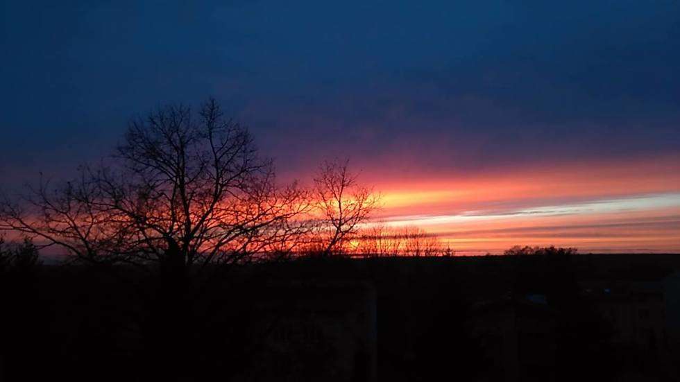  Barwny zachód słońca. Zdjęcia internautów (zdjęcie 9) - Autor: Asia Jędrzejewska