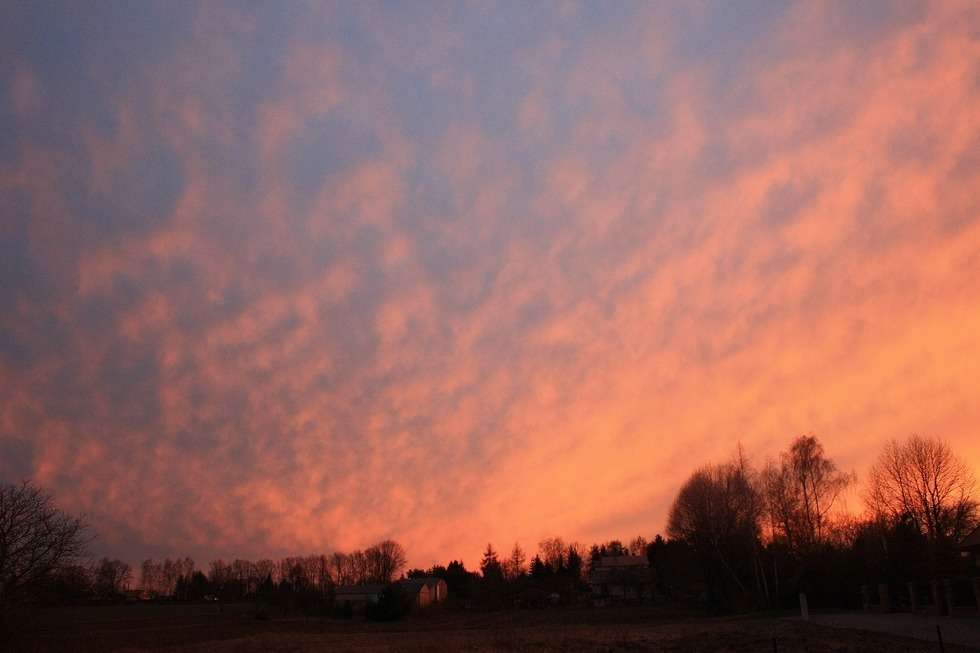  Barwny zachód słońca. Zdjęcia internautów (zdjęcie 11) - Autor: Łukasz Minkiewicz