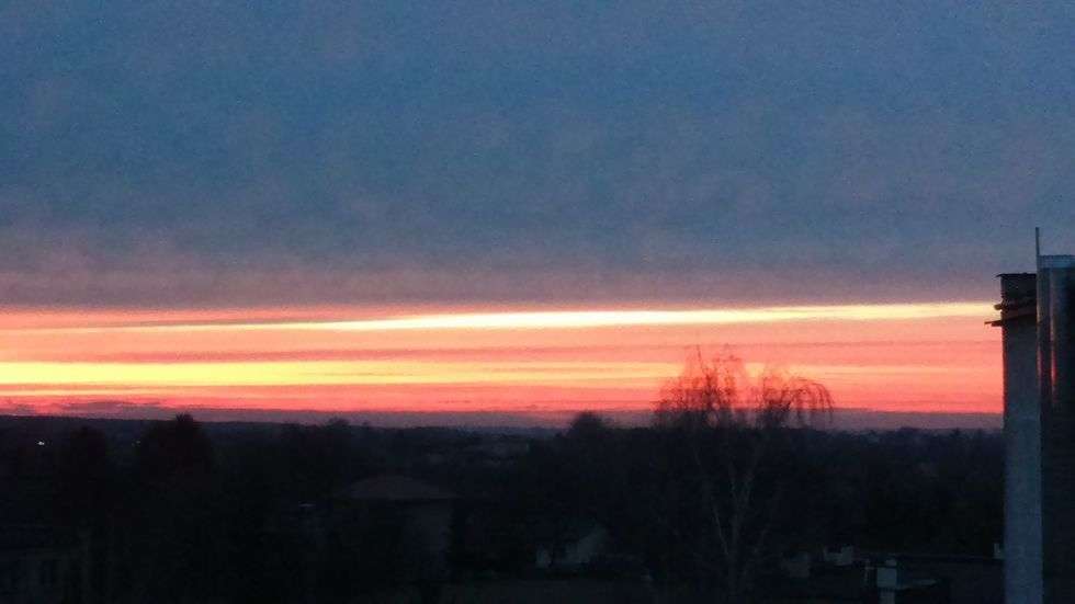  Barwny zachód słońca. Zdjęcia internautów (zdjęcie 6) - Autor: Małgorzata Puch