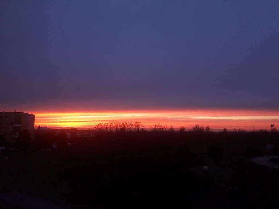  Barwny zachód słońca. Zdjęcia internautów (zdjęcie 5) - Autor: Kamil Rożenek