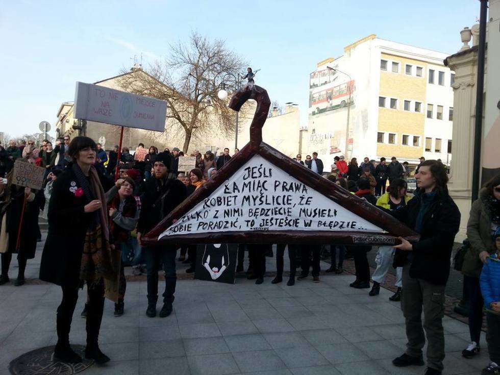  Manifa na rzecz praw kobiet w Lublinie (zdjęcia) (zdjęcie 2) - Autor: Katarzyna Prus