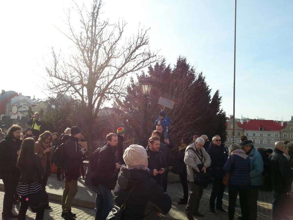  Manifa na rzecz praw kobiet w Lublinie (zdjęcia) (zdjęcie 13) - Autor: Katarzyna Prus