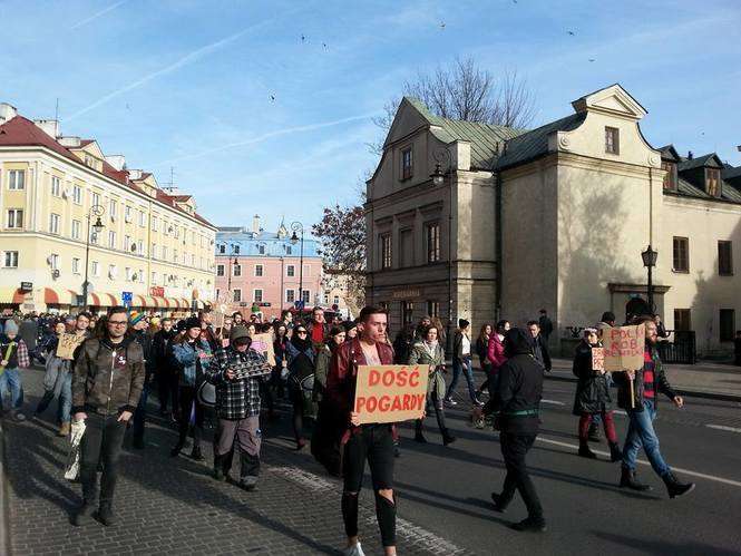 Manifa na rzecz praw kobiet w Lublinie (zdjęcia) - Autor: Katarzyna Prus